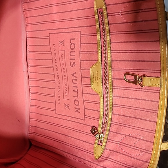 Louis Vuitton Neverfull MM Summer Collection Monogram Ramage Tote Bag - Picture 14 of 16